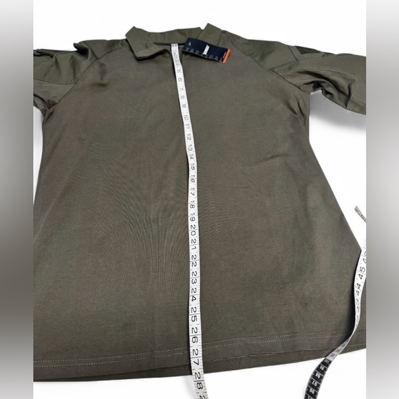 Tacvasen Olive Green Long Sleeve Tactical Shirt Size Large NWT - Picture 7 of 8